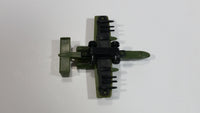 Unknown Brand Military Airplane 6005 Army Green Plastic and Die Cast Toy Aircraft Vehicle
