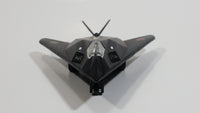 Fun Stuff USA Military Black Stealth Bomber Airplane Pull Back Friction Motorized and Light Up Die Cast Toy Aircraft Army Vehicle