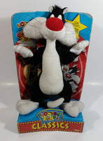 1994 Tyco Warner Bros. Looney Tunes Sylvester The Cat 10" Tall Plush Stuffed Animal Cartoon Character Still in box