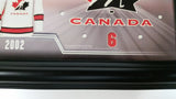 Team Canada Ice Hockey Jersey History Clock Canadian Sports Collectible 9 1/4" x 18 1/4"