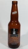 Labatt Blue Pilsner NHL Ice Hockey Stanley Cup Champions New York Rangers 8 3/4" Tall Amber Glass Beer Bottle
