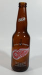 Labatt Blue Pilsner NHL Ice Hockey Stanley Cup Champions Detroit Red Wings 8 3/4" Tall Amber Glass Beer Bottle