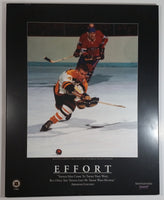 NHL Ice Hockey Motivators Bobby Orr "Effort" Hanging Wall Plaque Board Sports Collectible 16" x 20"