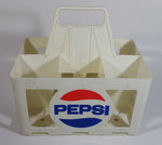 Vintage Pepsi-Cola 4.5L 6 x 750mL White Plastic Bottle Holder Carrying Case