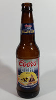 Coors Light The Official Beer Of Halloween 8 3/4" Tall Amber Glass Beer Bottle