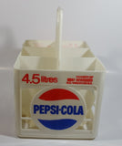 Vintage Pepsi-Cola 4.5L 6 x 750mL White Plastic Bottle Holder Carrying Case - Gray Beverages H.O. Vancouver, B.C.