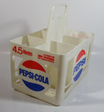 Vintage Pepsi-Cola 4.5L 6 x 750mL White Plastic Bottle Holder Carrying Case - Gray Beverages H.O. Vancouver, B.C.