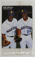 1991 Mother's Cookies MLB Baseball Ken Griffey Jr. and Ken Griffey Sr. Sports Trading Card - Mint - Sealed Never Opened