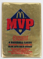 1992 Donruss MVP McDonald's Gold 4 Pack of MLB Baseball Trading Cards - Never Opened - Still Sealed