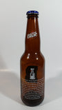 Labatt Blue Pilsner NHL Ice Hockey Stanley Cup Champions Boston Bruins 8 3/4" Tall Amber Glass Beer Bottle with Cap