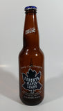 Labatt Blue Pilsner NHL Ice Hockey Stanley Cup Champions Toronto Maple Leafs 8 3/4" Tall Amber Glass Beer Bottle