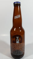 Labatt Blue Pilsner NHL Ice Hockey Stanley Cup Champions Montreal Canadiens 8 3/4" Tall Amber Glass Beer Bottle