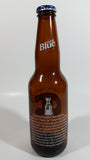 Labatt Blue Pilsner NHL Ice Hockey Stanley Cup Champions Montreal Canadiens 8 3/4" Tall Amber Glass Beer Bottle
