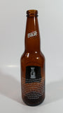 Labatt Blue Pilsner NHL Ice Hockey Stanley Cup Champions New York Rangers 8 3/4" Tall Amber Glass Beer Bottle