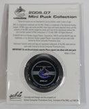 2006 - 07 The Province Time Colonist NHL Ice Hockey Mini Puck Collection Vancouver Canucks Alexandre Burrows New sealed in Package
