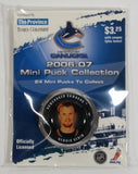 2006 - 07 The Province Time Colonist NHL Ice Hockey Mini Puck Collection Vancouver Canucks Henrik Sedin New sealed in Package
