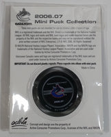2006 - 07 The Province Time Colonist NHL Ice Hockey Mini Puck Collection Vancouver Canucks Ryan Kesler New sealed in Package