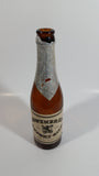 Vintage Lowenbrau Export Bier Beer 9" Tall Amber Glass Beer Bottle Munich Germany