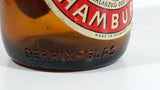 Vintage Holsten Export Bier Beer 7 3/8" Tall Amber Glass Beer Bottle with Embossed Lettering Hamburg Germany