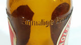 Vintage Holsten Export Bier Beer 7 3/8" Tall Amber Glass Beer Bottle with Embossed Lettering Hamburg Germany