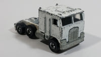 1980 Hot Wheels Workhourse Hiway Hauler Semi Truck Rig "northAmerican" White Die Cast Toy Car Vehicle - Hong Kong