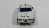 1977 Hot Wheels Olds 442 Police Cruiser White Die Cast Toy Car Vehicle BW Hong Kong