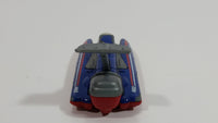 2000 Matchbox Ocean Explorer Hydroplane Blue and Red Die Cast Toy Car Watercraft Boat Vehicle