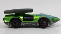Rare Vintage 1971 Hot Wheels Rocket-Bye-Baby Spectraflame Green Die Cast Toy Car Vehicle RL Hong Kong