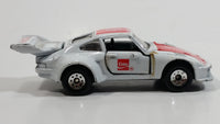 1988 Hartoy Coca Cola Coke Soda Pop Porsche 935 White Red #12 Die Cast Toy Car Vehicle with Opening Doors