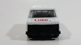 1988 Hartoy Coca Cola Coke Soda Pop Bedford Delivery Van White Red Die Cast Toy Car Vehicle
