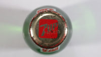 Vintage 1960s 7up Soda Pop 7 Fl. oz Green Glass Beverage Bottle Vancouver, BC Full Never Opened