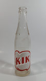 Vintage Rare KIK Cola Coke Cola Soda Pop 10 Fl oz. Clear Glass Bottle