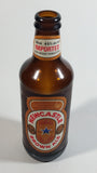 Vintage Tyne Brewery New Castle Brown Ale Beer 355mL Brown Amber Glass Bottle With Paper Label