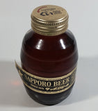 Vintage Sapporo Breweries Draft Beer Bottle 300mL 10 Fl. oz Brown Amber Glass Bottle Never Opened with Paper Label