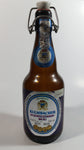Vintage Kulmbacher Schweizerhof Brau Beer 500mL Brown Amber Metal Flip Top Glass Bottle with Porcelain White and Blue Plug