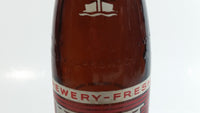 Vintage Banks Brewery Beer Ship Design 270mL Brown Amber Glass Bottle Barbados