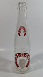 Vintage Calgary Brewing Co. Beer Bison Buffalo Horseshoe Design 10 Fl. oz Clear Glass Bottle