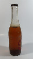 Vintage Calgary Brewing Co. Beer Bison Buffalo Horseshoe Design Clear Glass Bottle Still Full Never Opened