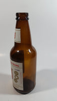 Vintage Lone Star Beer "The National Beer of Texas" 12 Fl. o. Brown Amber Glass Bottle with Paper Labels