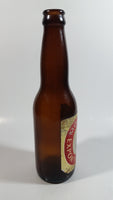 Vintage Molson Ale Export Beer 9" Tall Brown Amber Glass Bottle with Paper Labels