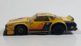 Vintage 1980 Lesney Products Matchbox Superfast Chevy Pro Stocker #4 Mustard Yellow No. 34 Die Cast Toy Race Car Vehicle