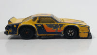Vintage 1980 Lesney Products Matchbox Superfast Chevy Pro Stocker #4 Mustard Yellow No. 34 Die Cast Toy Race Car Vehicle