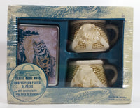 Sherwood Brand Fishing Creel Mugs with Cookies in Tin Still in Box Sealed Never Opened - Expired