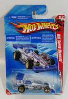 2010 Hot Wheels Race World Speedway HW Super Modified Pearl White Die Cast Toy Car Vehicle - New in Package Sealed