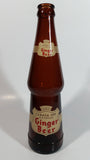 Vintage 1964 Canada Dry Old English Ginger Beer 10 oz Brown Amber Glass Beverage Bottle