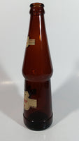 Vintage 1964 Canada Dry Old English Ginger Beer 10 oz Brown Amber Glass Beverage Bottle