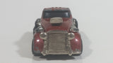 2000 Hot Wheels Pavement Pounders Semi Truck Dark Red Maroon Die Cast Toy Rig Tractor Vehicle 89049 89850