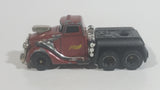 2000 Hot Wheels Pavement Pounders Semi Truck Dark Red Maroon Die Cast Toy Rig Tractor Vehicle 89049 89850