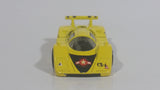 1998 Hot Wheels Flyin' Aces Sol-Aire CX-4 Yellow Die Cast Toy Car Vehicle Opening Rear Hood
