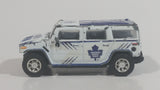 2004 2005 Season Fleer NHL Ice Hockey Toronto Maple Leafs Hummer H2 White Blue Die Cast Toy Car Vehicle